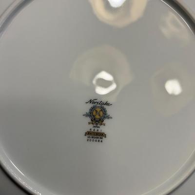 Porcelain China Set by Noritake, Whitebrook Pattern - all pieces seen