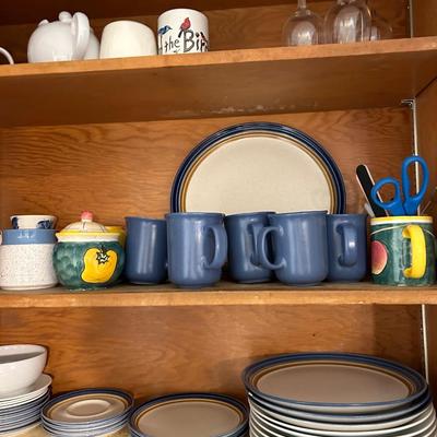 Misc mugs and dinner ware lot