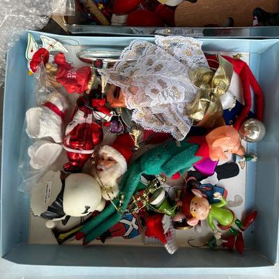 Christmas ornaments lot as seen