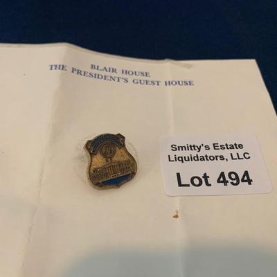 US Secret Service Lapel Pin