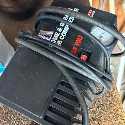 Travel air compressor for a car- as seen