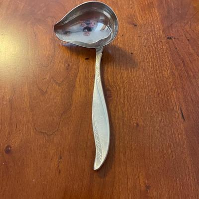 Polish Silverplate Sauce Ladle: FH MET-60