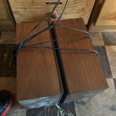 Vintage electronics by realistic, tape, deck, receiver, speakers. As seen.