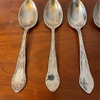 Set of 6 Polish Silverplate Spoons: FH MET-60