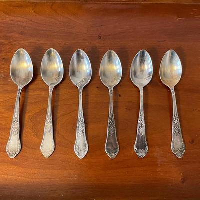 Set of 6 Polish Silverplate Spoons: FH MET-60