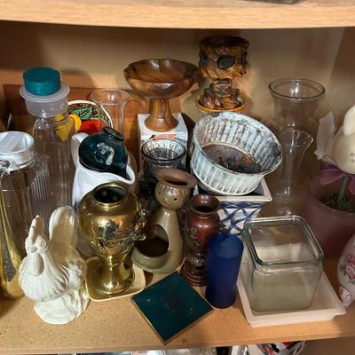 Miscellaneous, bric-a-brac lock, all seen in photos.
