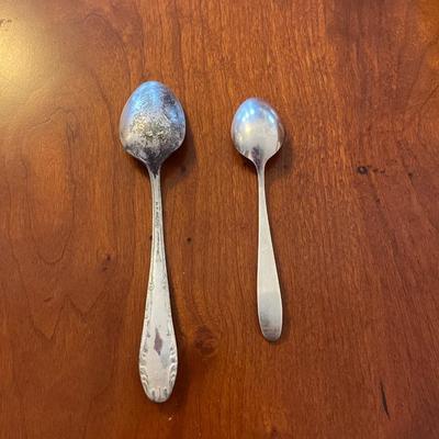Two Silverplate Spoons