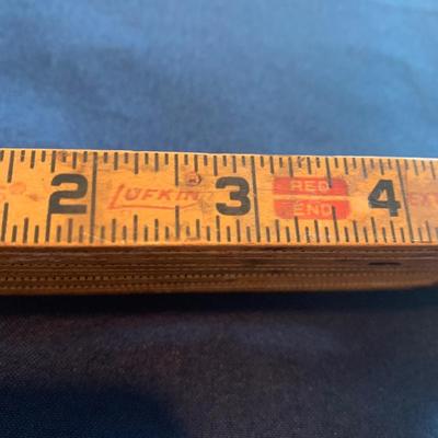 Vintage Lufkin Foldable Measuring Ruler