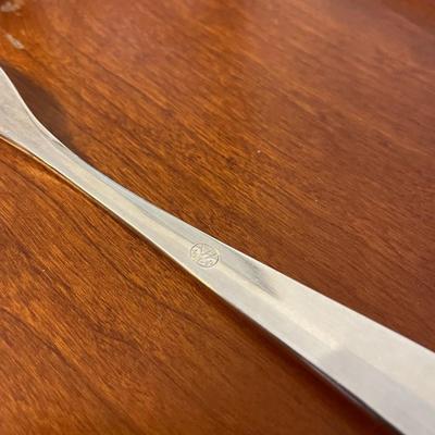 Two Silverplate Cocktail / Pickle Forks: MET-90