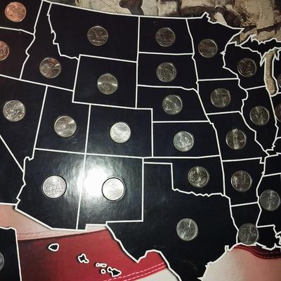 COMPLETE US STATE QUARTERS