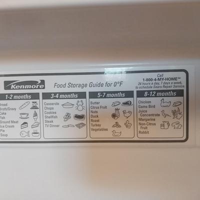 KENMORE FROST-FREE UPRIGHT FREEZER