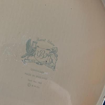 Vintage Easter Lot Baret Made in England Tins + Eggs