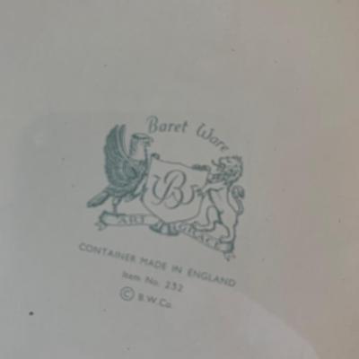 Vintage Easter Lot Baret Made in England Tins + Eggs