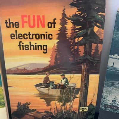 Vintage Fishing Product Advertisements / How To Guides Lot