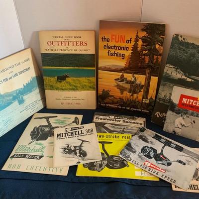 Vintage Fishing Product Advertisements / How To Guides Lot