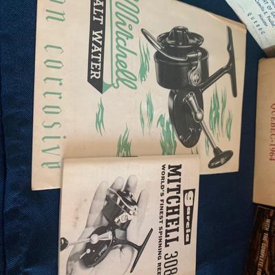 Vintage Fishing Product Advertisements / How To Guides Lot
