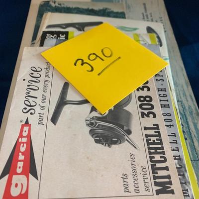 Vintage Fishing Product Advertisements / How To Guides Lot