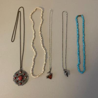 Set of 5 Necklaces