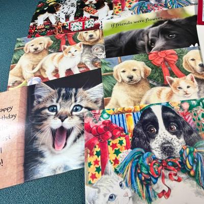 ASSORTMENT OF 12 GREETING CARDS FROM HUMANE SOCIETY, VARIOUS OCCASIONS w/ENVELOPES
