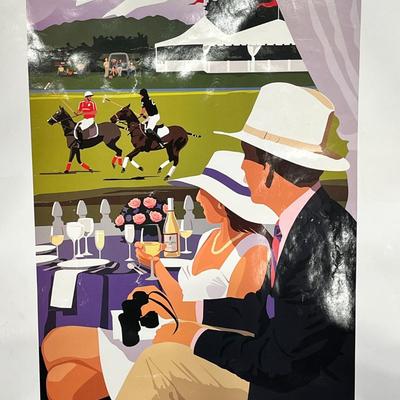 POLO CLASSIC ADVERTISING POSTER for NAT'L SPORTING LIBRARY & MUSEUM 