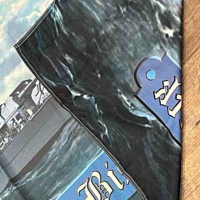 SCHLACHTSCHIFF BISMARK GERMAN BATTLESHIP FLAG 