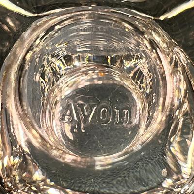 2-IN-1 CLASSY CLEAR GLASS CANDLE HOLDER/VOTIVE CANDLE HOLDER PAIR by AVON