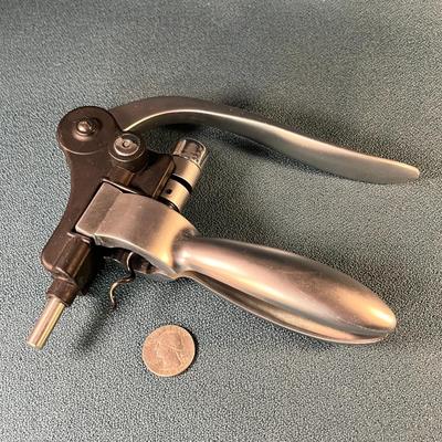 UNUSUAL HEAVY DUTY WINE CORKSCREW TOOL 