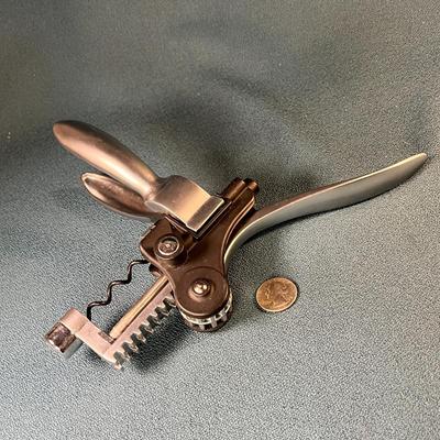 UNUSUAL HEAVY DUTY WINE CORKSCREW TOOL 