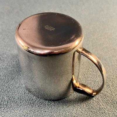 SILVER PLATED BABY CUP MADE IN ENGLAND