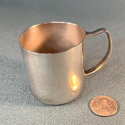 SILVER PLATED BABY CUP MADE IN ENGLAND