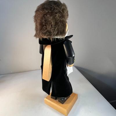 LARGE PROPHET JOSEPH SMITH WOODEN NUTCRACKER HANDMADE IN GERMANY NEW WITH TAG SIGNED & NUMBERED