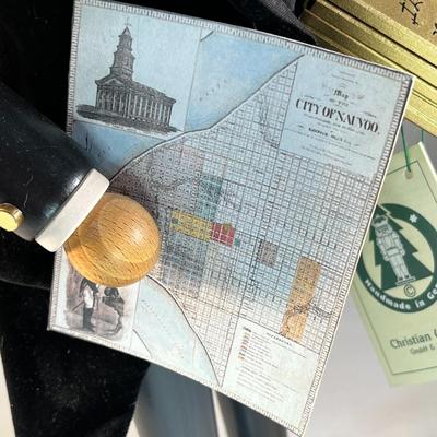 LARGE PROPHET JOSEPH SMITH WOODEN NUTCRACKER HANDMADE IN GERMANY NEW WITH TAG SIGNED & NUMBERED