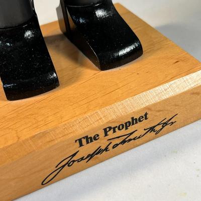 LARGE PROPHET JOSEPH SMITH WOODEN NUTCRACKER HANDMADE IN GERMANY NEW WITH TAG SIGNED & NUMBERED