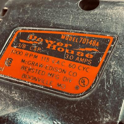 BEAUTIFUL, CLEAN VINTAGE MCGRAW-EDISON DRILL EXCEPTIONAL CONDITION