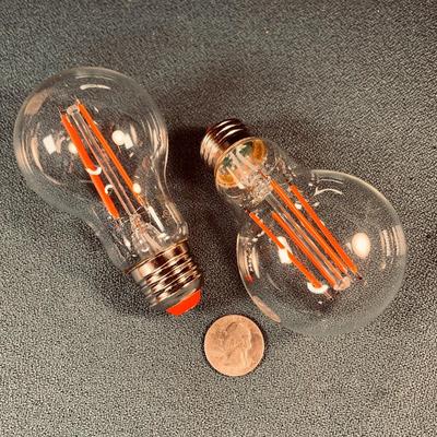 PAIR OF RED LED BULBS FOR DAMP LOCATIONS