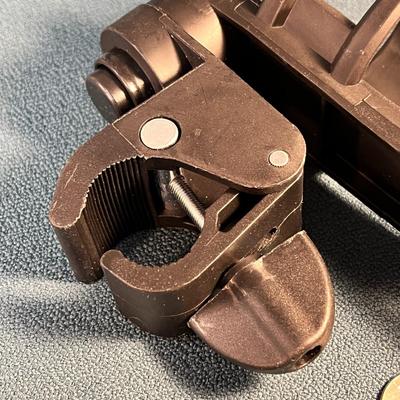 NEW FROM PACKAGE ADJUSTABLE CLAMP-ON BICYCLE CUP HOLDER