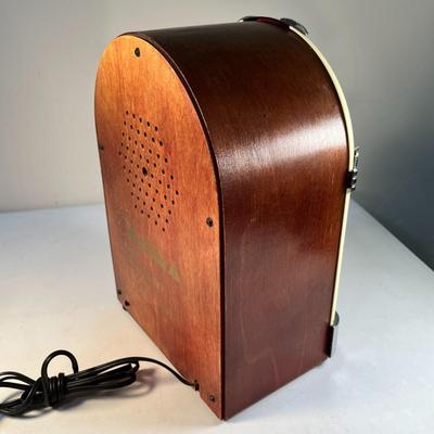 FUN TABLE TOP JUKE BOX RADIO  LIGHTS UP!  