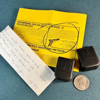 GLOCK +2 MAGAZINE BOTTOM- ALLOWS STANDARD MAGAZINE TO HOLD 2 MORE ROUNDS  