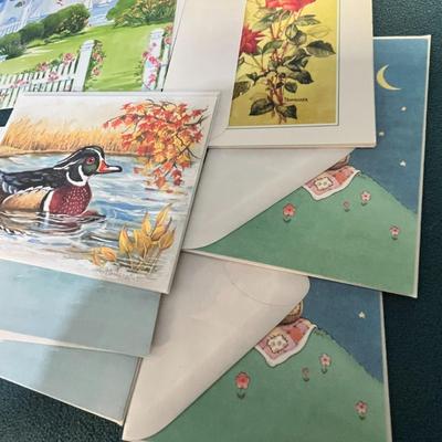 ASSORTMENT OF VARIOUS BLANK NOTECARDS WITH ENVELOPES, 13 COUNT