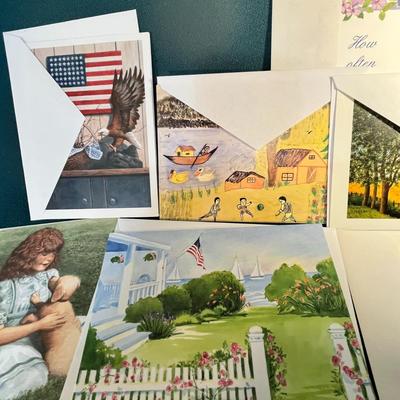 ASSORTMENT OF VARIOUS BLANK NOTECARDS WITH ENVELOPES, 13 COUNT