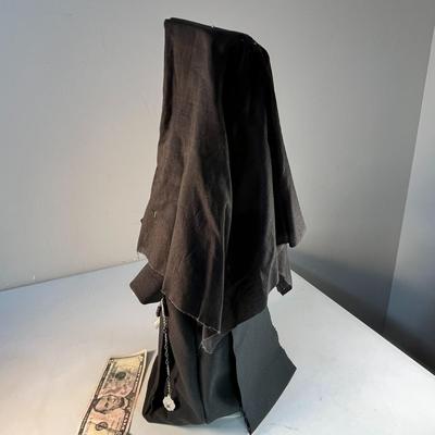 1969 IDEAL TOY CORP "NUN" DOLL FIGURE WITH STAND, ROSARY, CROSS