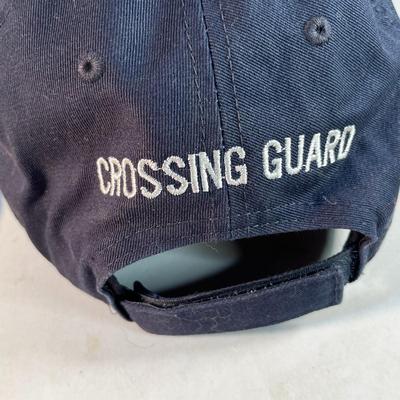 PUBLIC SERVICES CROSSING GUARD BALL CAP NAVY BLUE WITH SILVER STITCHING