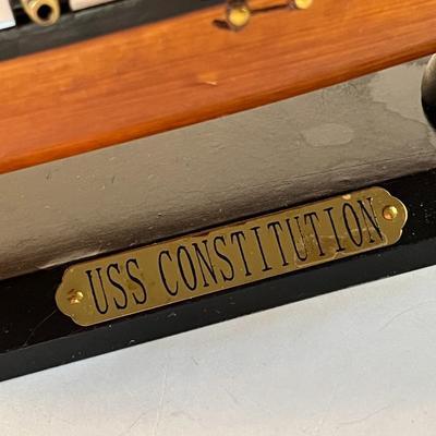 U.S.S. CONSTITUTION MODEL SAILING SHIP 