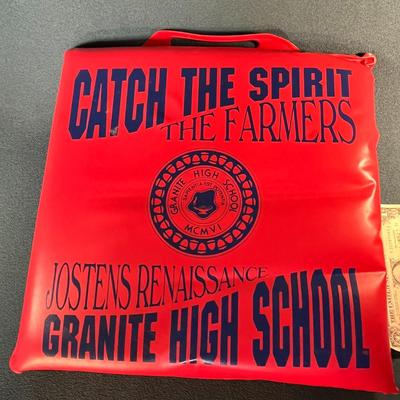 VINTAGE GRANITE HIGH SCHOOL STADIUM SEAT PAD