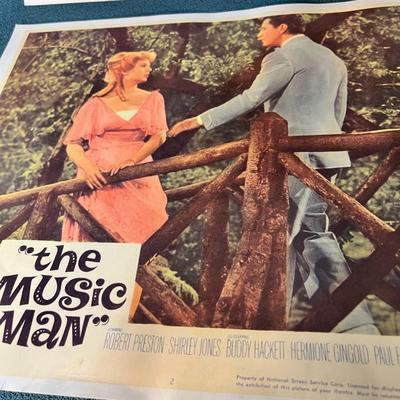 PAIR OF PICTURES FROM THE  MOVIE "THE MUSIC MAN" 
