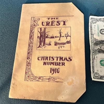 GRANITE HIGH SCHOOL LITERARY MAGAZINE "THE CREST- CHRISTMAS NUMBER 1916"