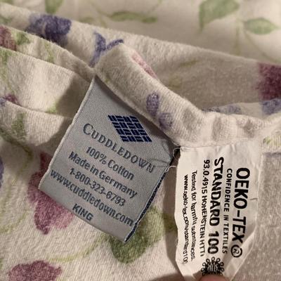 King Size Flannel Sheet Set by Cuddledown (BO-HS)