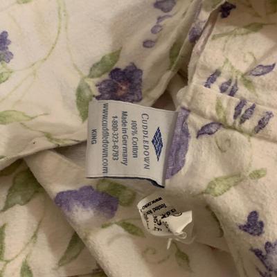 King Size Flannel Sheet Set by Cuddledown (BO-HS)