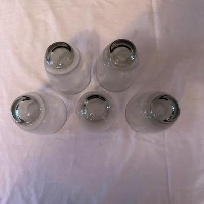 Set of Smoky Gray Colored Drinking Glasses (K-KL)