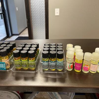 Large lot of home fragrance oils